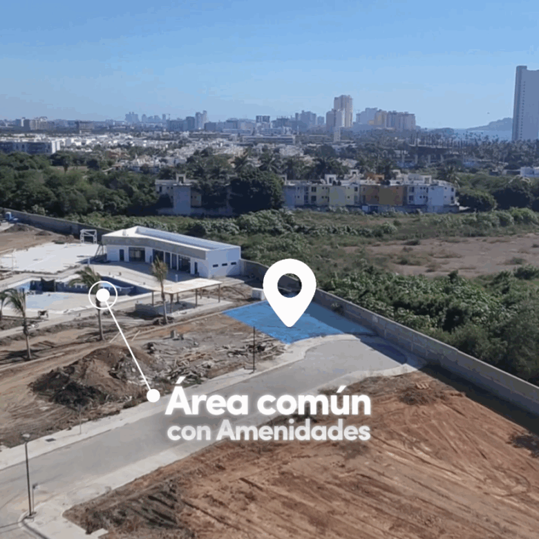 Terreno en venta en Bahía marina en Playa Cerritos Mazatlán