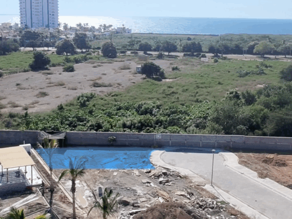 Terreno en venta en Bahía marina en Playa Cerritos Mazatlán