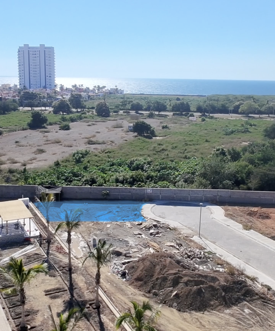 Terreno en venta en Bahía marina en Playa Cerritos Mazatlán