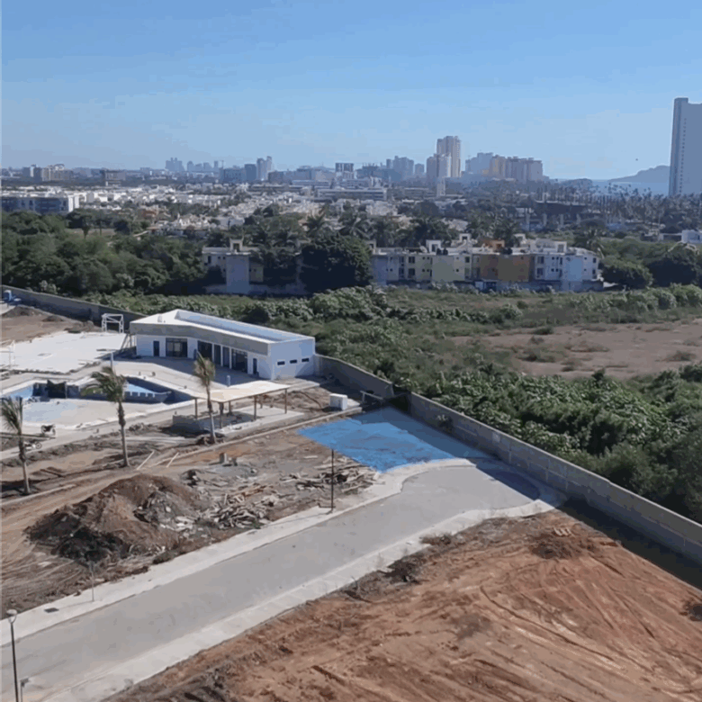 Terreno en venta en Bahía marina en Playa Cerritos Mazatlán