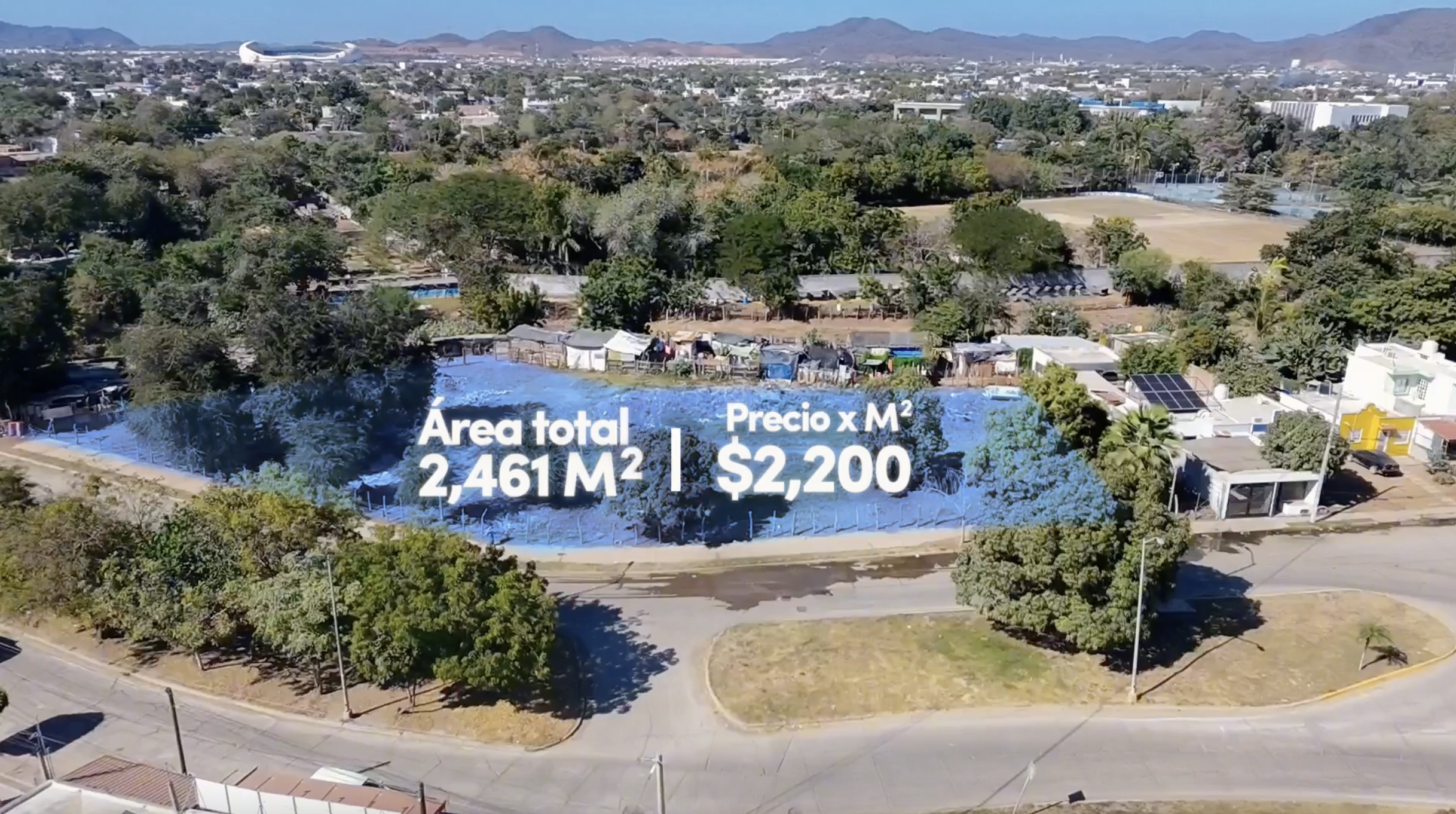 Terreno de 2,461 m² en Rinconada del Valle, Mazatlán. Ideal para locales o depas por solo $2,200/m². Invierte con los expertos de Next House Mazatlán Terreno en venta oportunidad inversión