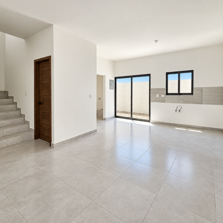 Modelo Brisa desde $3,574,000 MXN en Las Abas Residencial, Mazatlán. 3 recámaras, 3 baños, recámara en planta baja, 2 albercas y gimnasio.